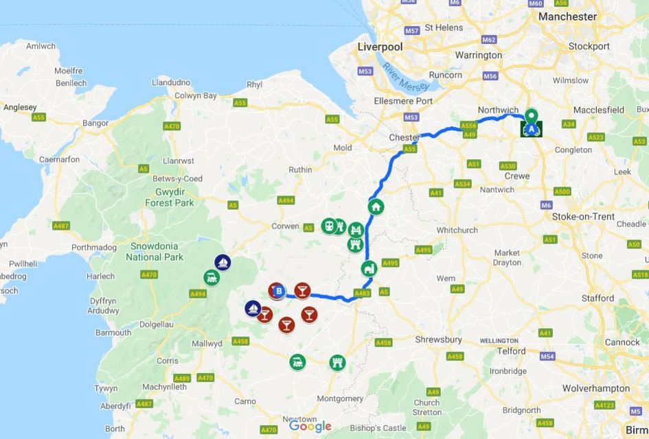 campervan holiday Mid Wales route